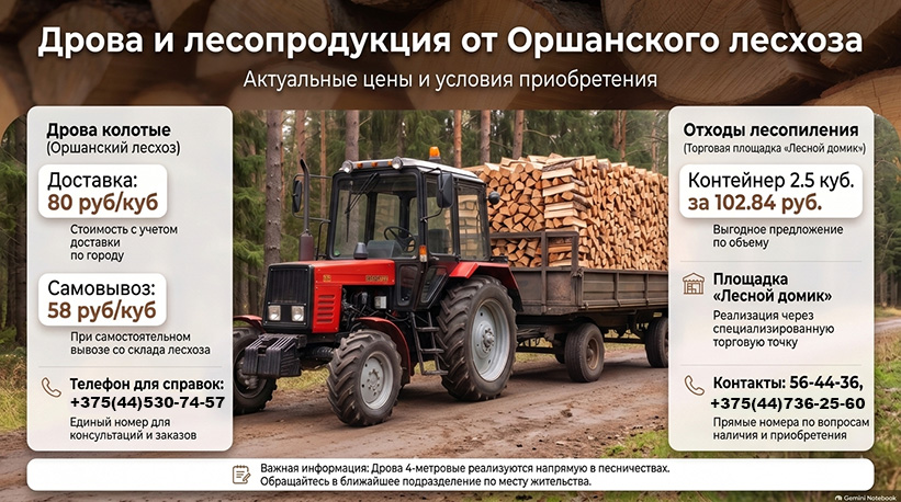 Реализация дров населению